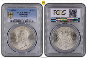 1900-A 5 Mk J-95 MS64