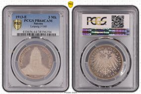 1913-E 3 Mk Leipzig J-140 PR64CAM