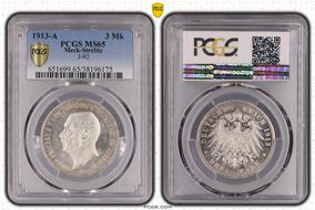 1913-A 3 Mk J-92 MS65