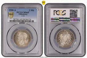 1900-A 2 Mk J-94 MS65