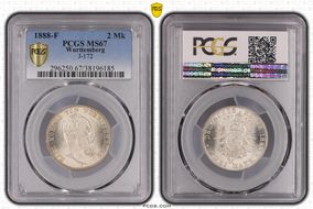 1888-F 2 Mk J-172 MS67