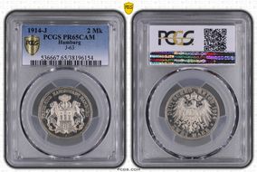 1914-J 2 Mk J-63 PR65CAM