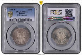 1888-A 2 Mk J-98 Friedrich MS66