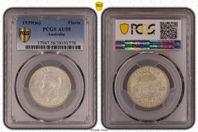 1939(m) Florin KM-40  Ag AU58