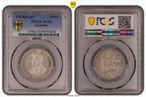 1924(m,sy) Florin AU53