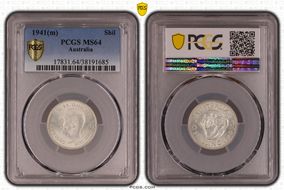1941(m) Shil MS64