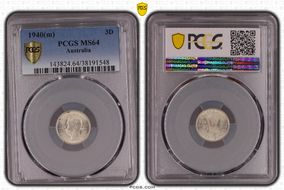 1940(m) 3D KM-37  Ag MS64