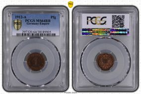 1912-A Pfg MS64RB