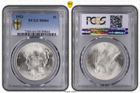 1923 $1 MS64