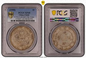 (1908)34 $1 LM-465 Cld. Conn. XF45