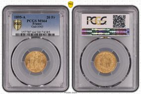 1895-A 20 Fr Gad-1063 F-533 MS64