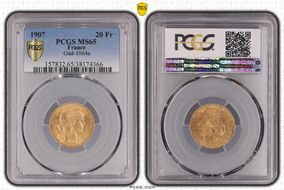 1907 20 Fr Gad-1064a F-535 Refrappe MS65