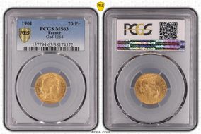 1901 20 Fr Gad-1064 F-534 MS63