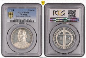 1914 Medal  Zetzmann-4004 Ag SP61