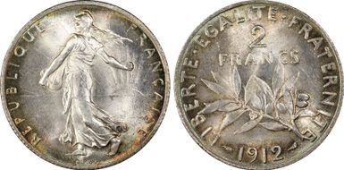 1912 2 Fr Gad-532 F-266 MS64