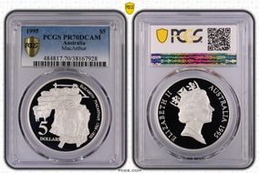 1995 $5 Elizabeth Macarthur Colonial Australia PR70DCAM