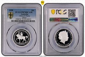 1998 20C 1934-35 Florin Silver PR70DCAM
