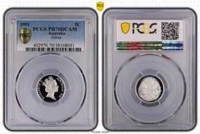 1991 5C Silver PR70DCAM