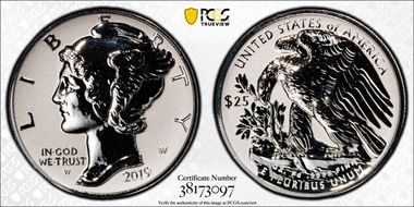 2019-W $25 Palladium, Reverse Proof First Strike PR70