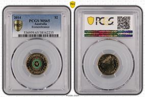 2014 $2 Remembrance - Colorized MS65