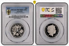 2001 20C Capital Territory PR70DCAM
