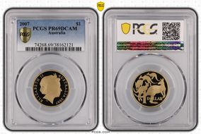 2007 $1 PR69DCAM