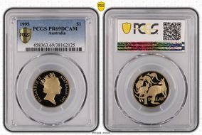 1995 $1 PR69DCAM