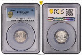 1960(m) 6D MS66