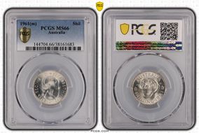 1961(m) Shil KM-59  Ag MS66