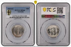 1961(m) Shil KM-59  Ag MS66