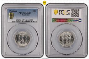 1960(m) Shil KM-59 Ag MS67