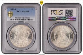 1891-S $1 MS63