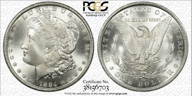 1884-CC $1 MS67+