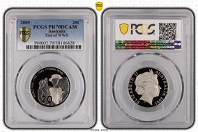 2005 20C End of WWII PR70DCAM