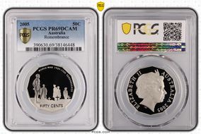 2005 50C Remembrance PR69DCAM