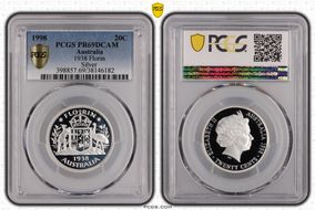 1998 20C 1938 Florin Silver PR69DCAM