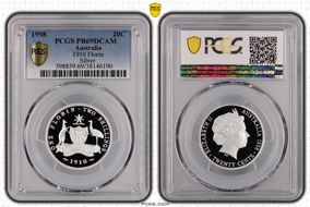 1998 20C 1910 Florin Silver PR69DCAM