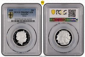 1998 20C Silver PR69DCAM