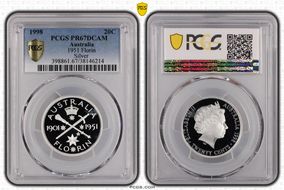 1998 20C 1951 Florin Silver PR67DCAM