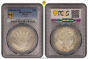 1869-Zs YH 8 R Zs54 MS63