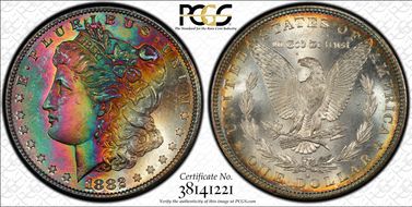 1882-S $1 MS67+