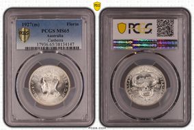 1927(m) Florin Canberra  KM-31 MS65