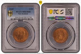 1945 1/2D MS64RB