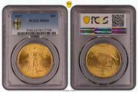 1927 $20 MS64
