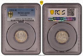 1919-M 6D AU53