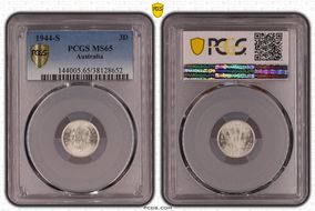 1944-S 3D MS65