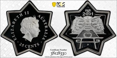 2001-P 25C Star PR68DCAM