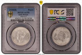1940(B) Rupee SW-9.17 AU55
