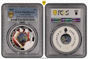 2009 $1 1969-1st Man on Moon PR69DCAM