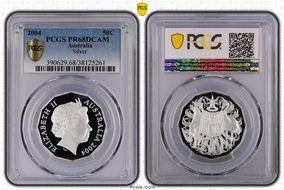 2004 50C Silver PR68DCAM